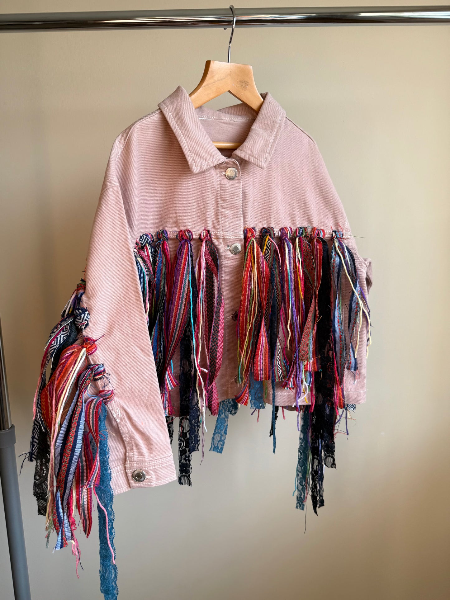aaaTASSEL’childrens denim shirt jacket