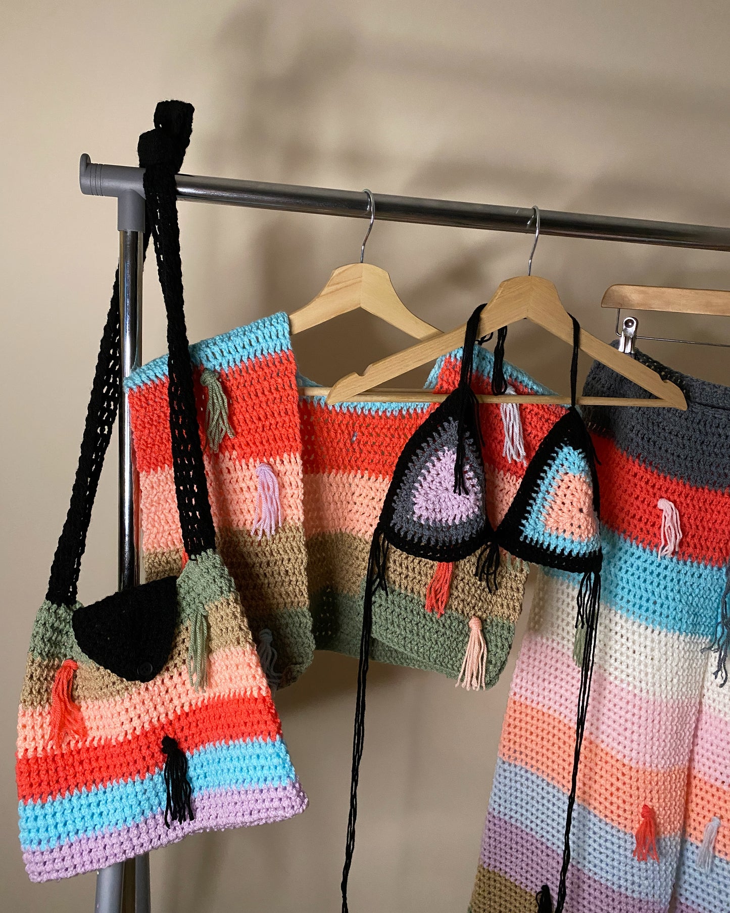 crochet 4 piece’ SET