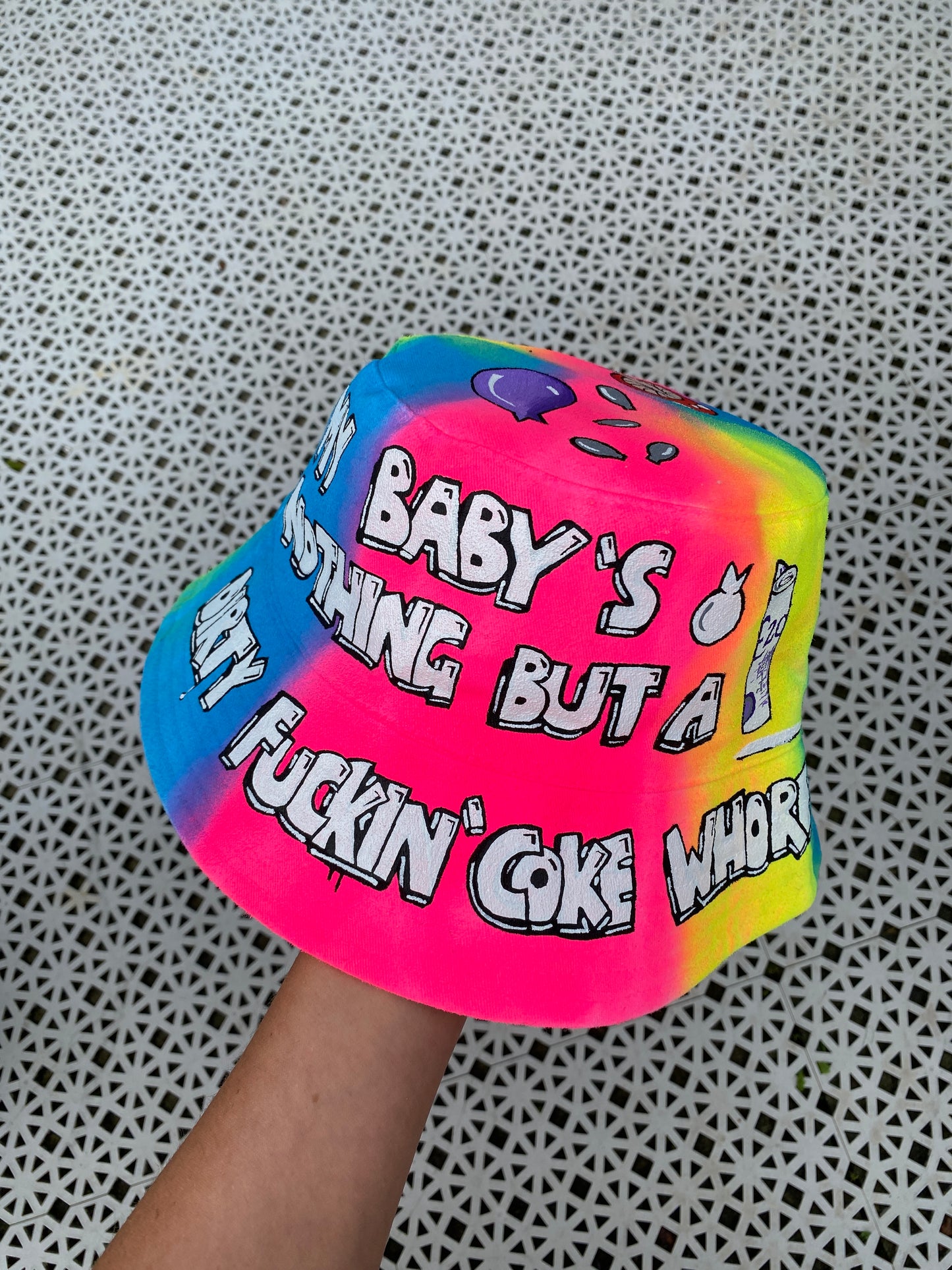 ‘zBABY’S NOTHING BUT A’ bucket hat