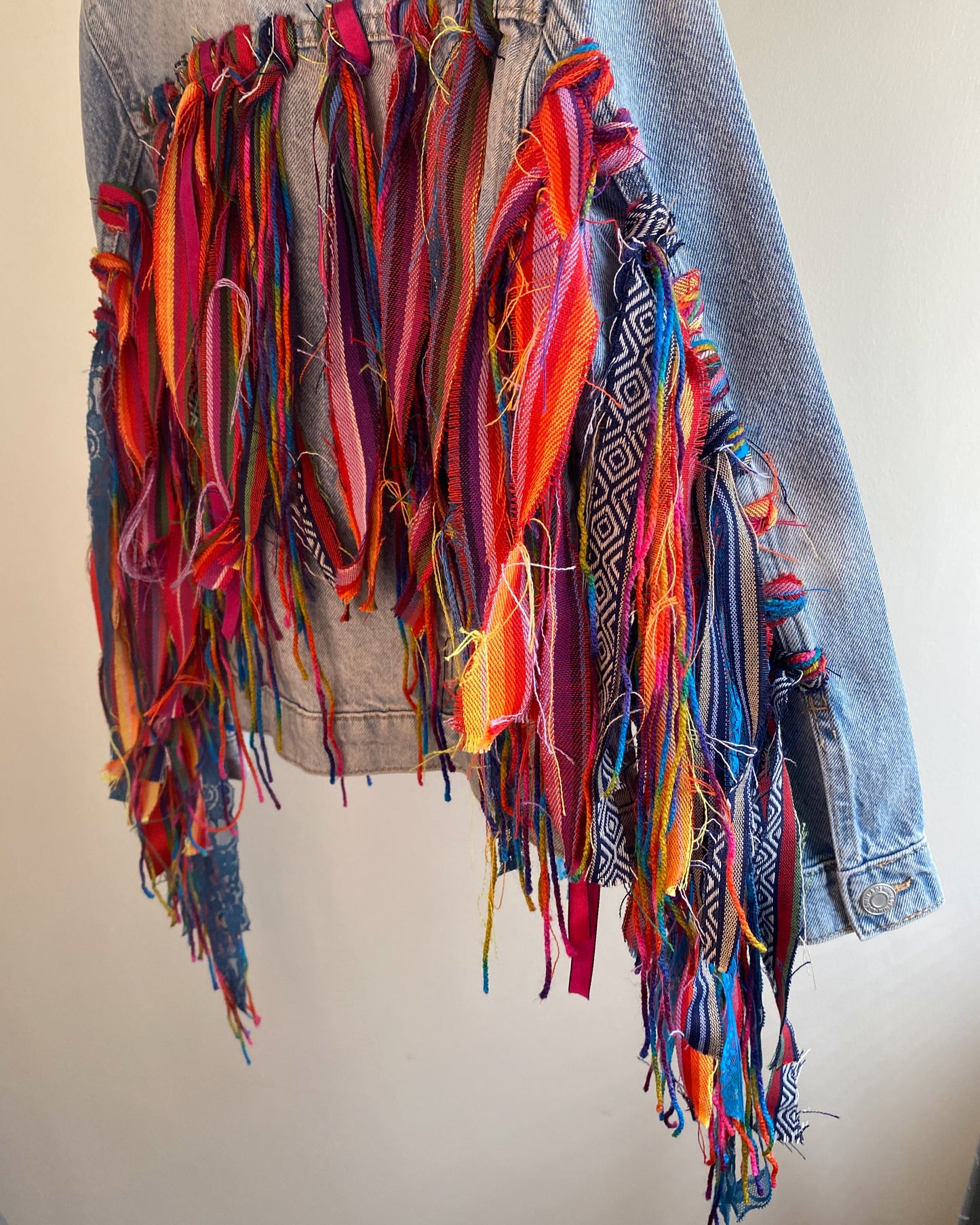 aTassle boho ’ childrens denim jacket