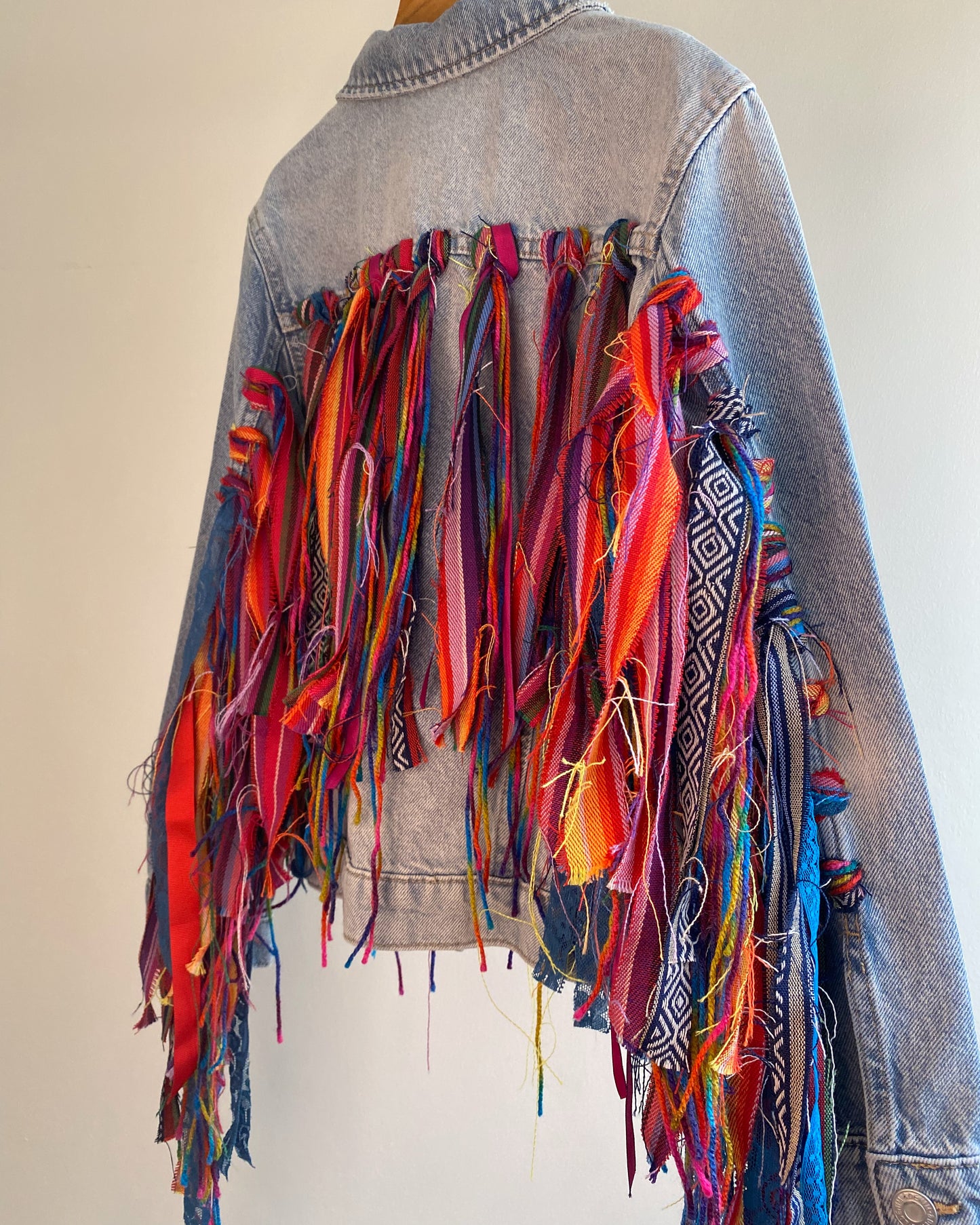 aTassle boho ’ childrens denim jacket