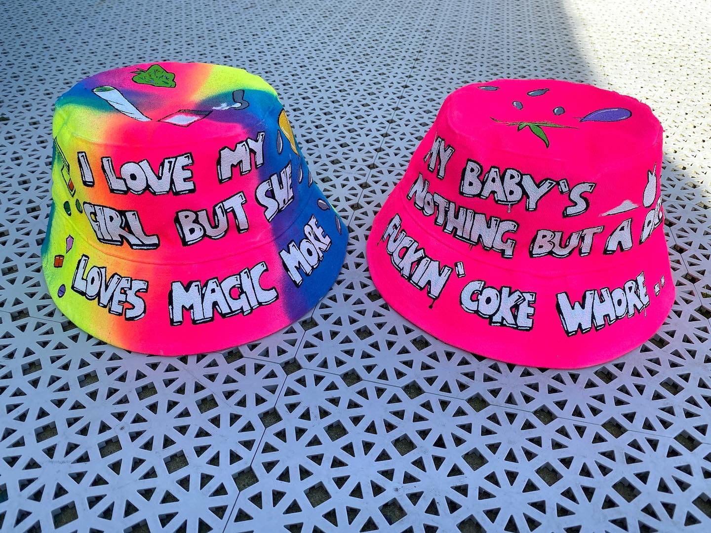 ‘zBABYS NOTHING BUT A’ bucket hat