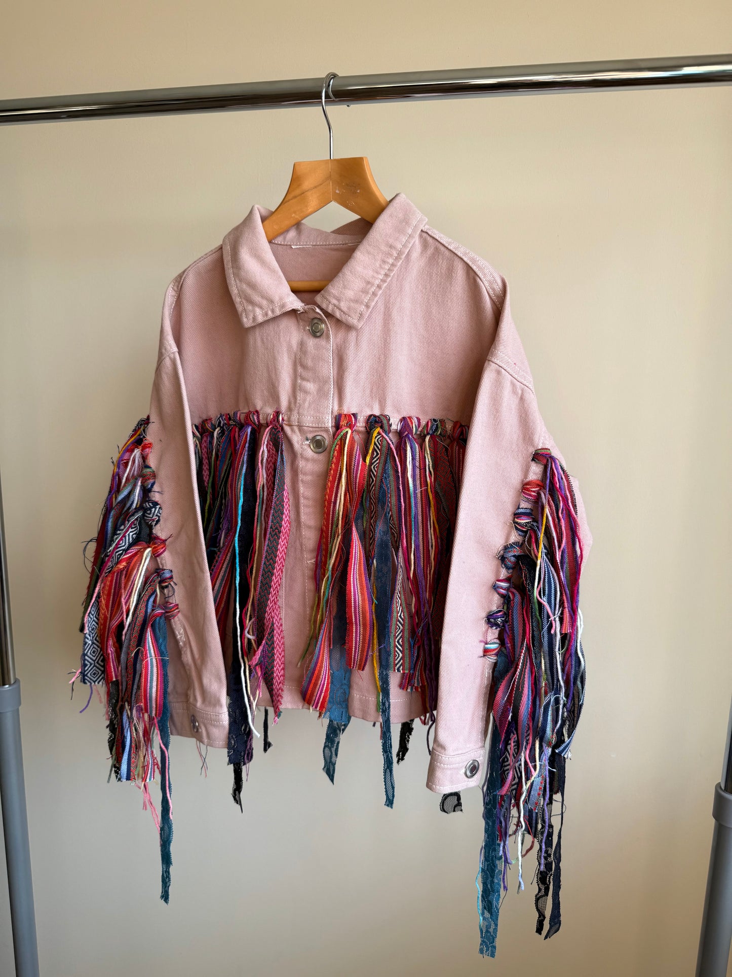 aaaTASSEL’childrens denim shirt jacket