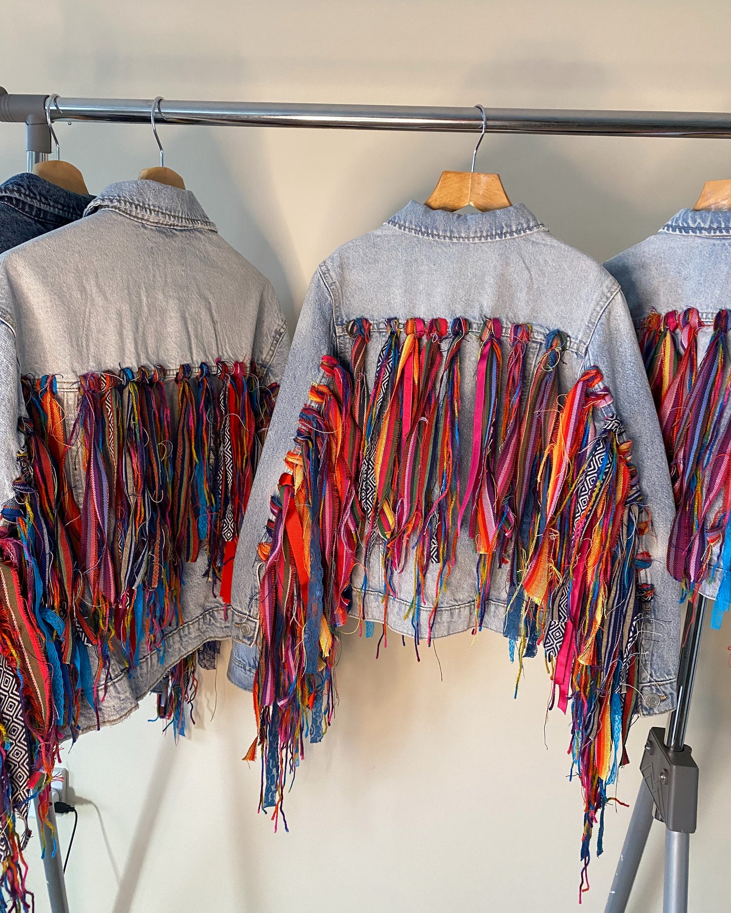 aTassle boho ’ childrens denim jacket