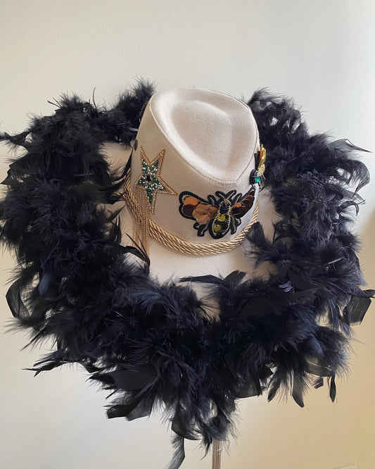 aaFeatherBlack’ Hat