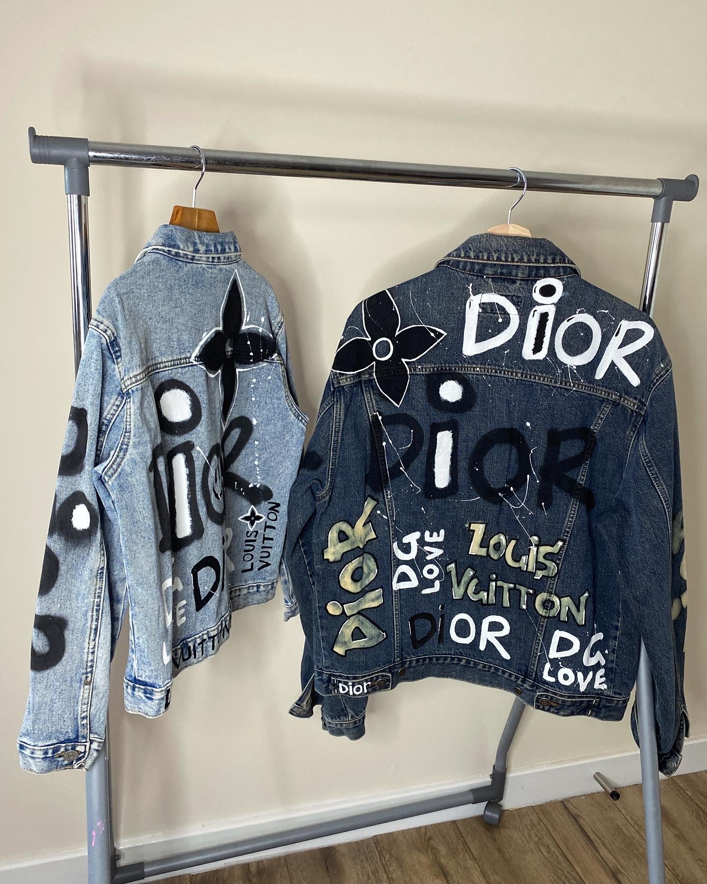 Di0r GRAFFITI’ denim jacket