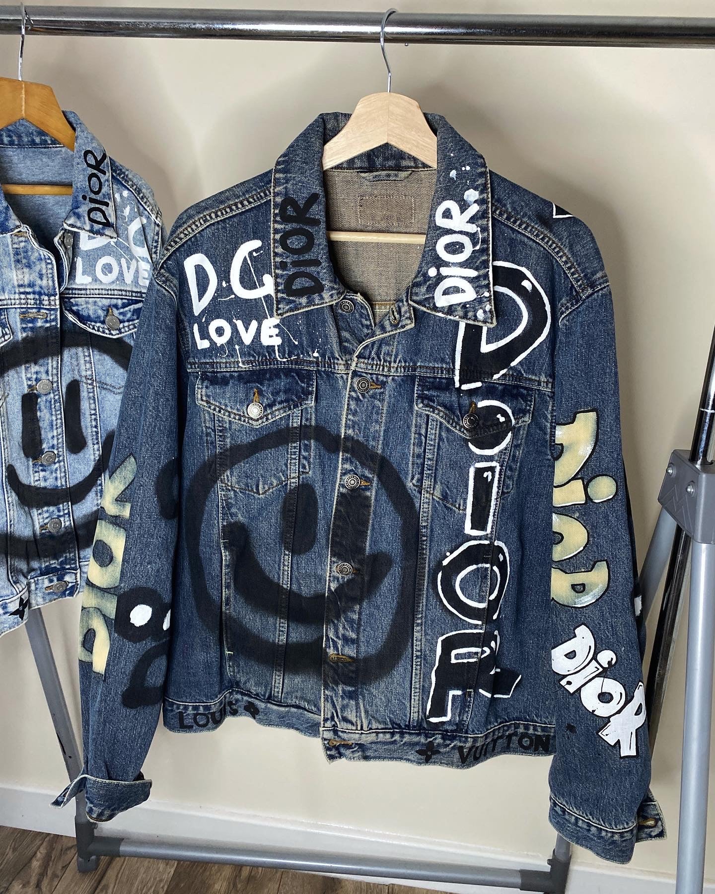 Di0r GRAFFITI’ denim jacket