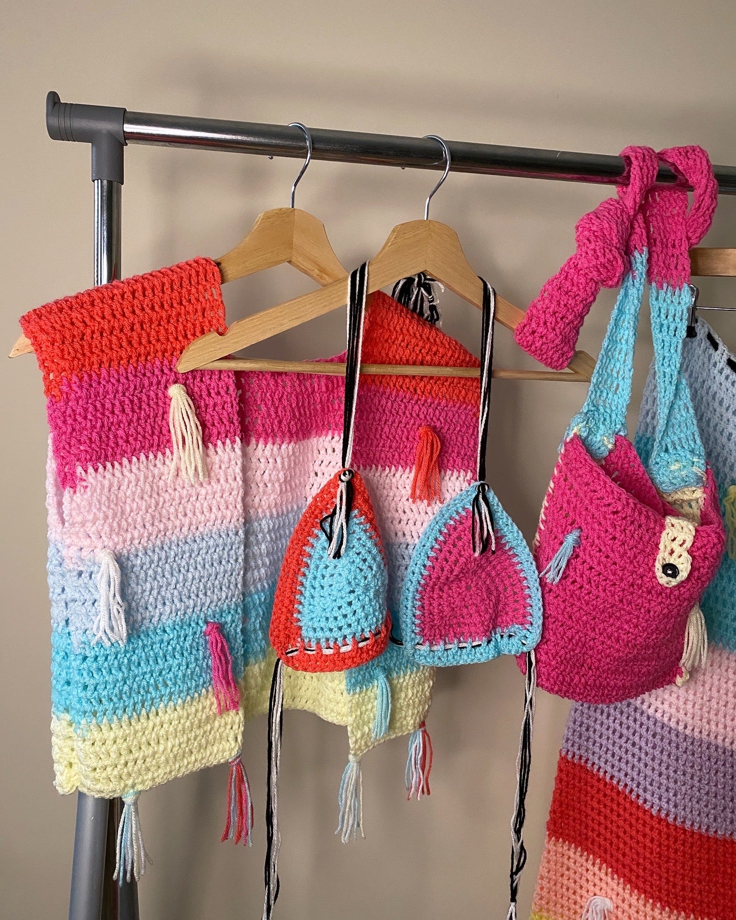 crochet 4 piece’ SET