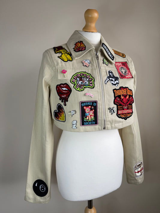 zANARCHY’ cropped jacket