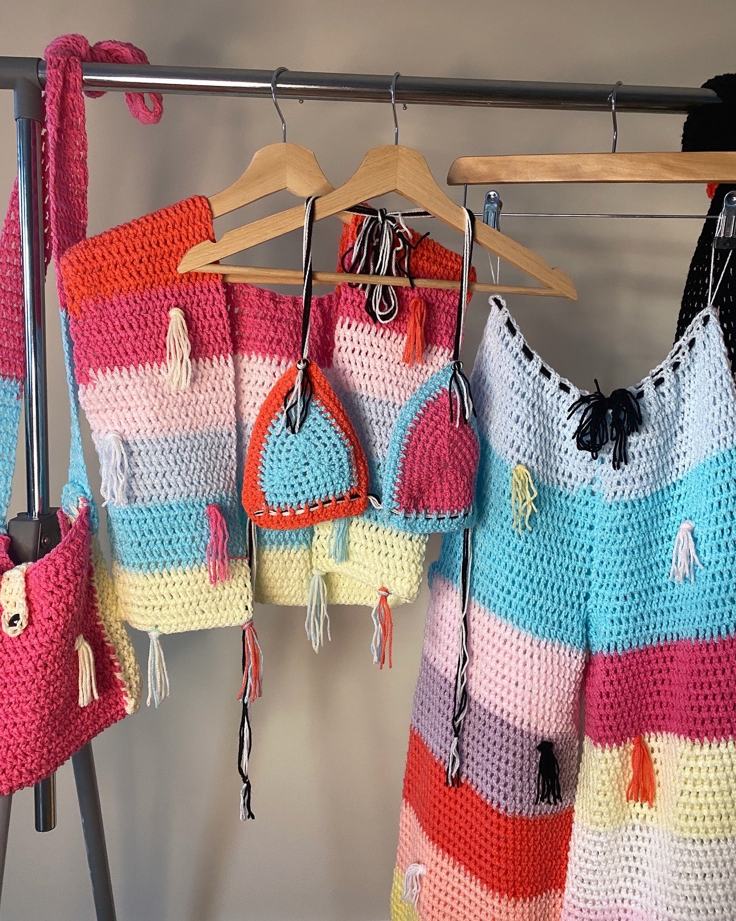 crochet 4 piece’ SET