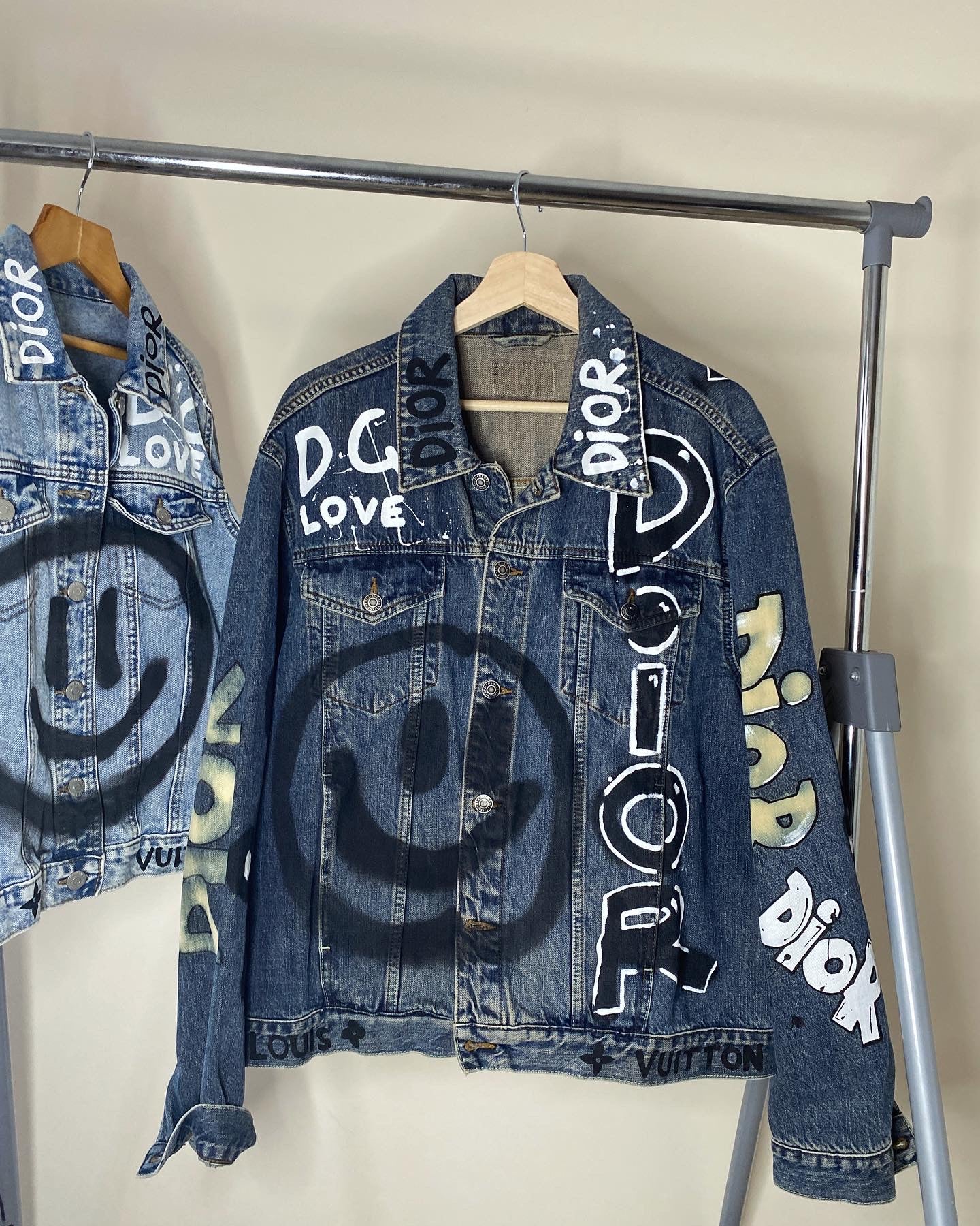 Di0r GRAFFITI’ denim jacket