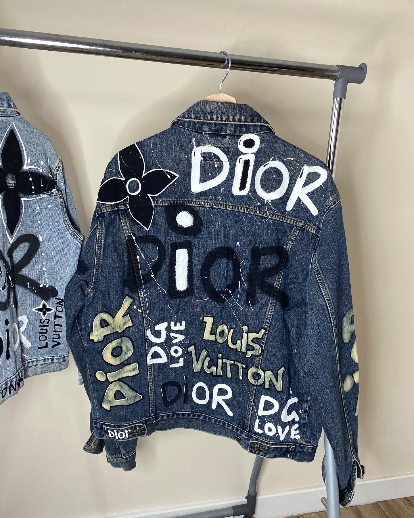 Di0r GRAFFITI’ denim jacket