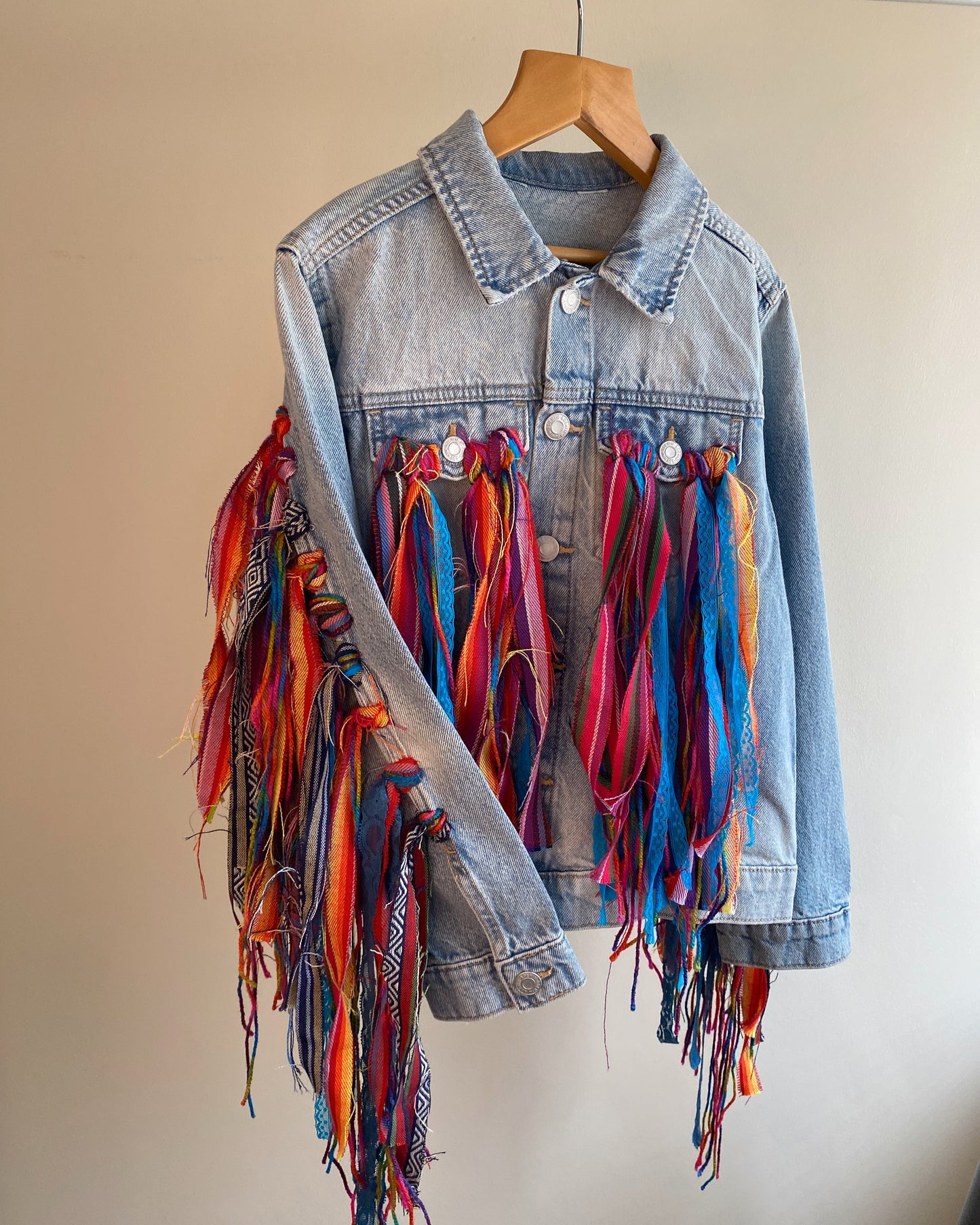 aTassle boho ’ childrens denim jacket