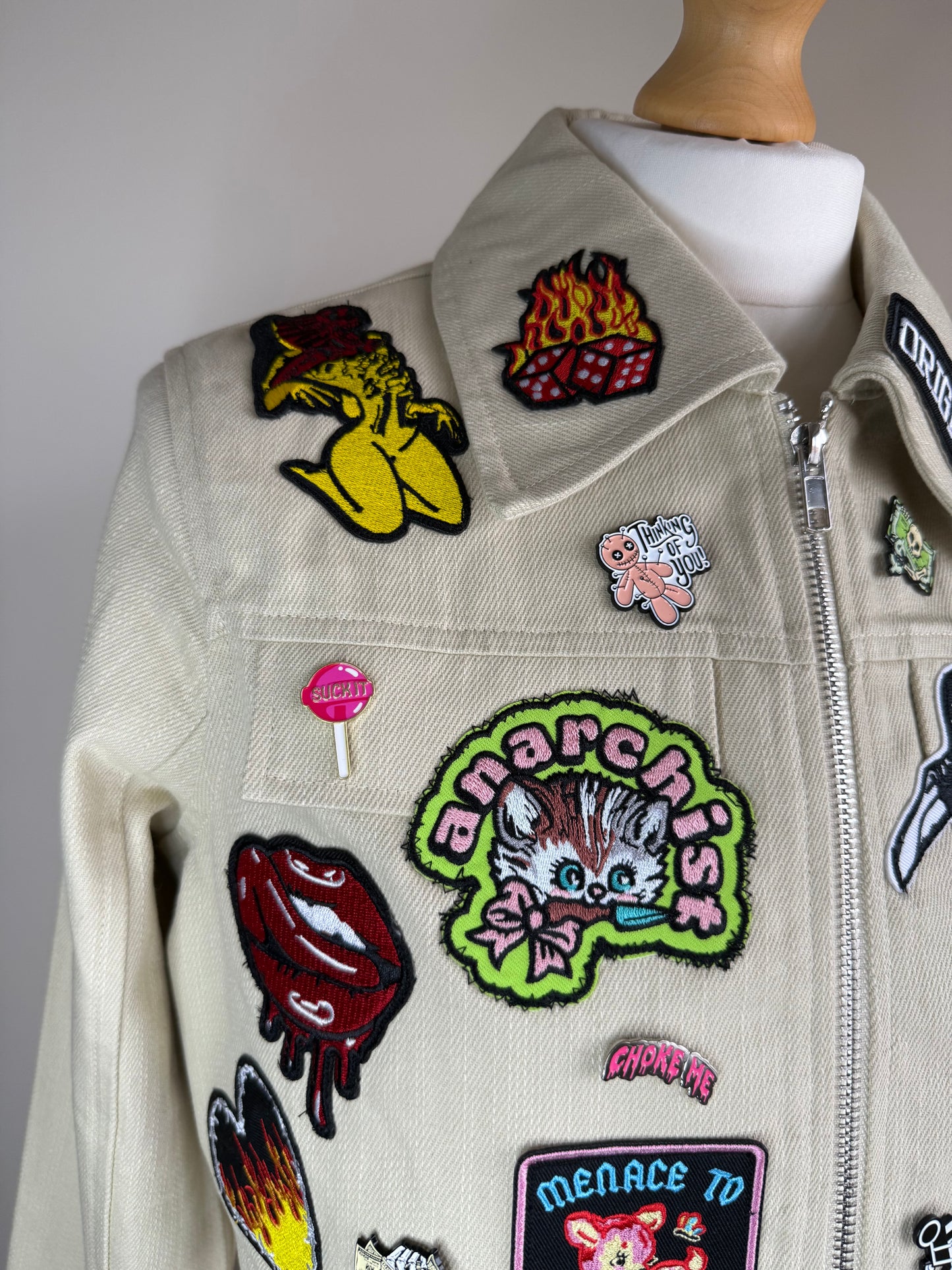zANARCHY’ cropped jacket
