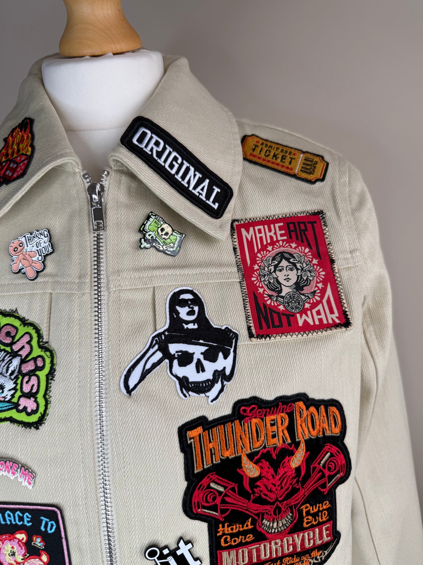 zANARCHY’ cropped jacket