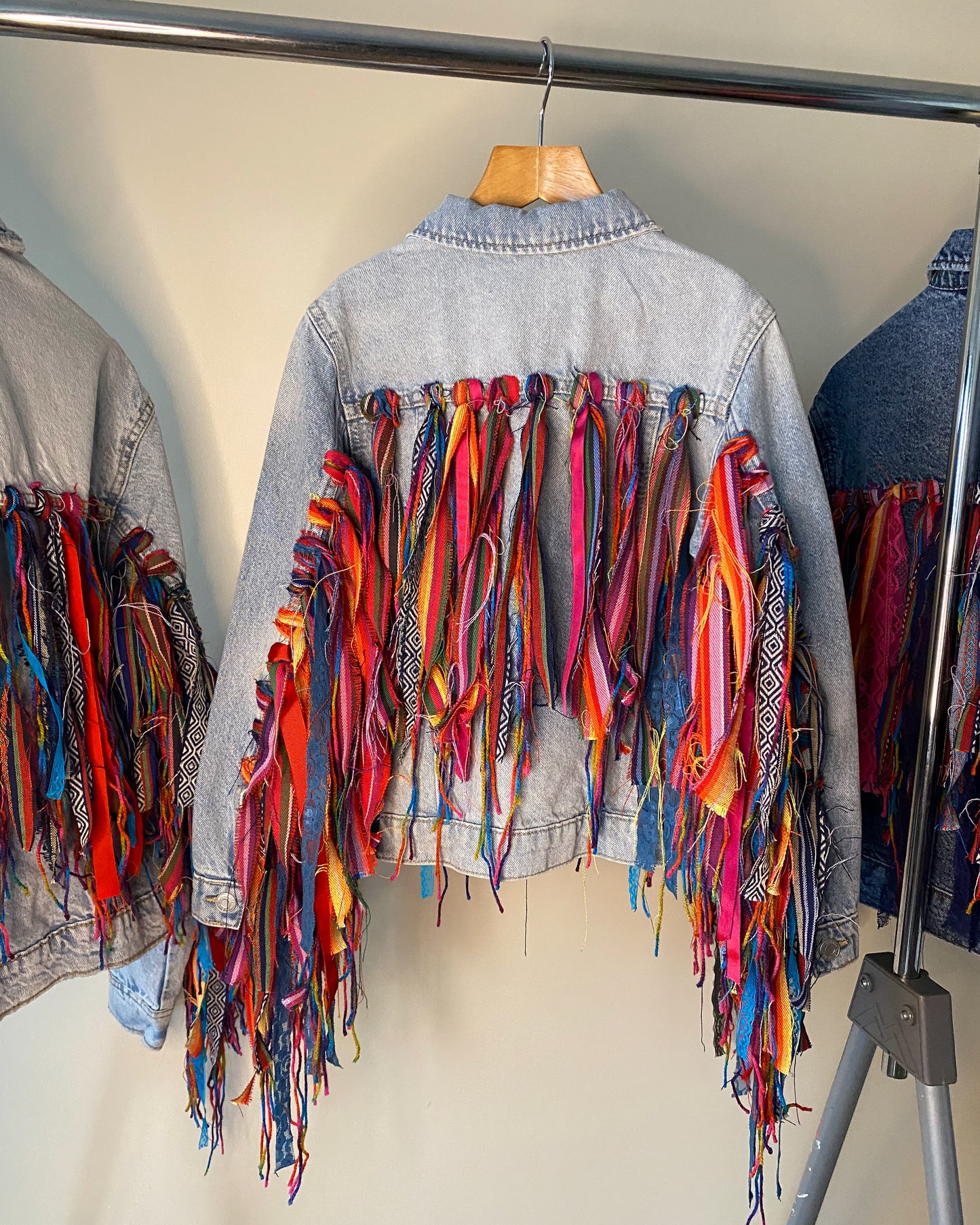 aTassle boho ’ childrens denim jacket