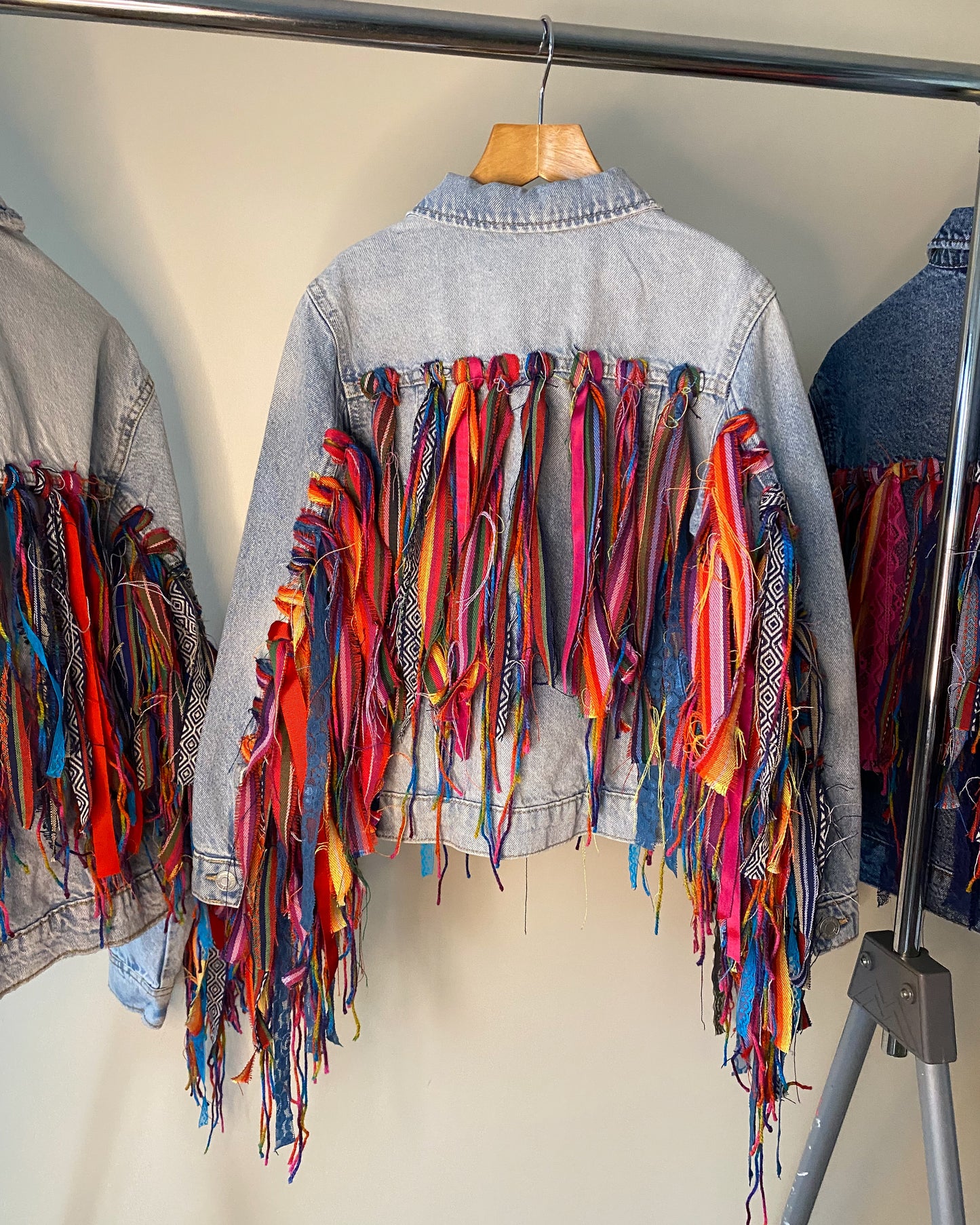 aTassle boho ’ childrens denim jacket