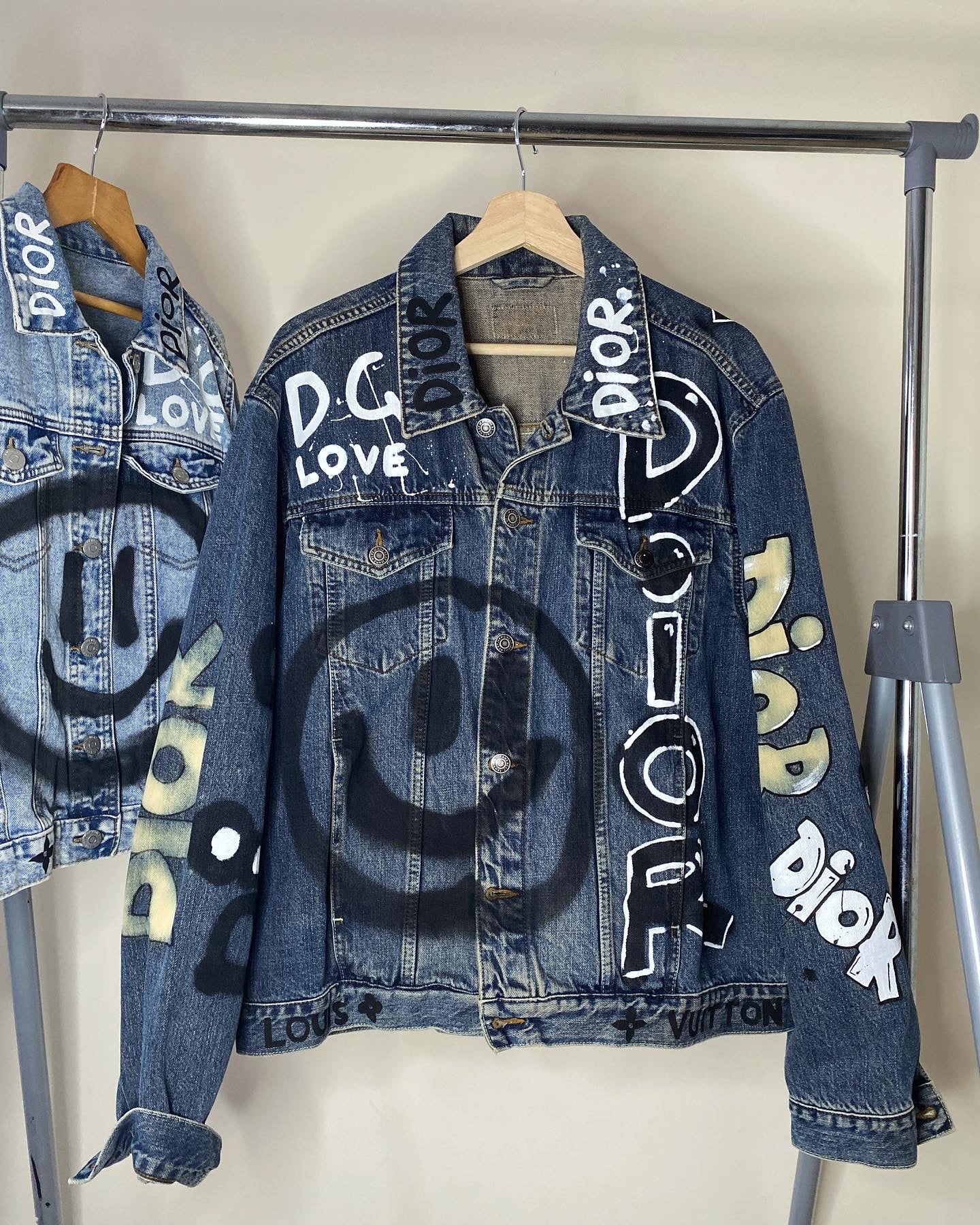 Di0r GRAFFITI’ denim jacket