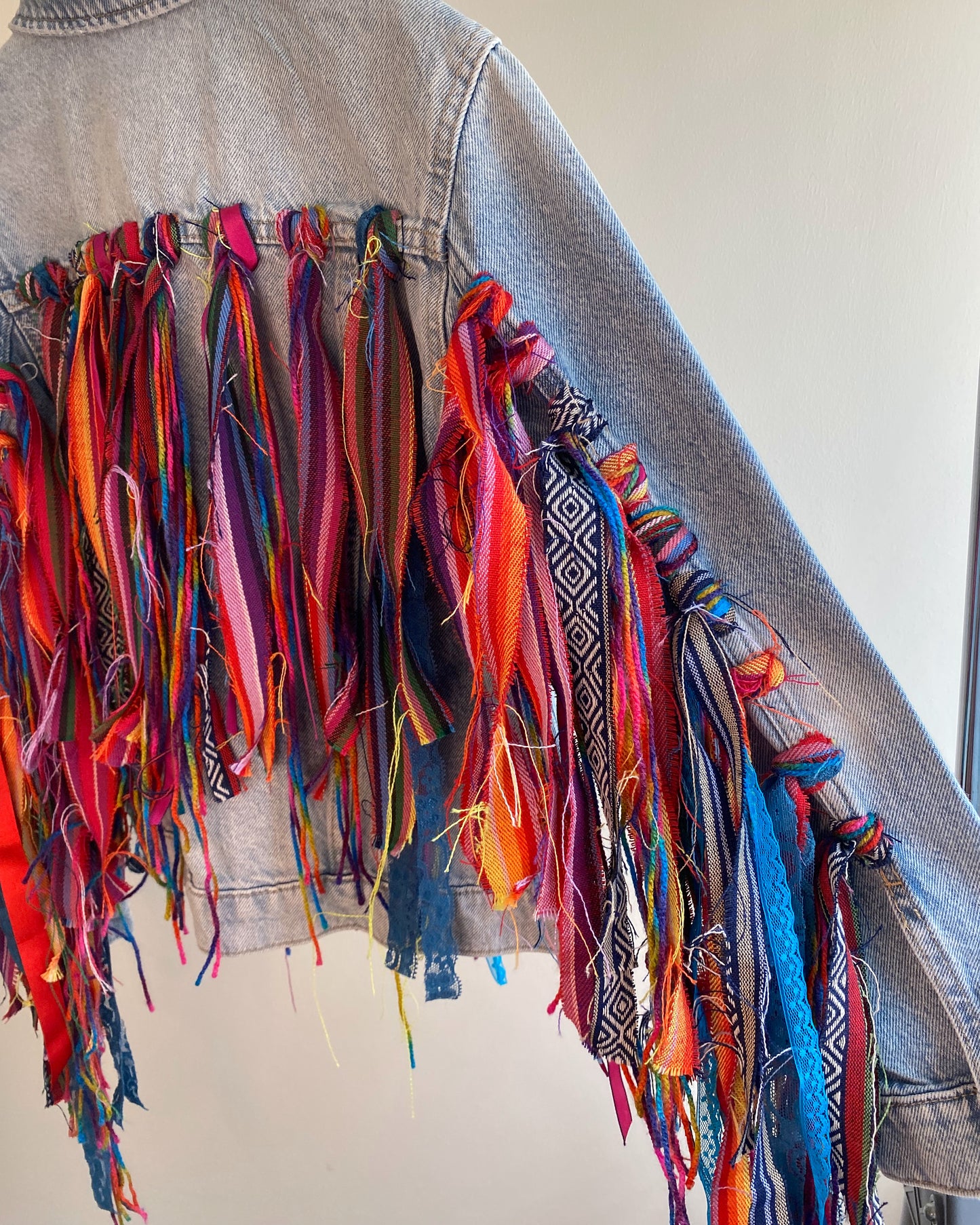 aTassle boho ’ childrens denim jacket