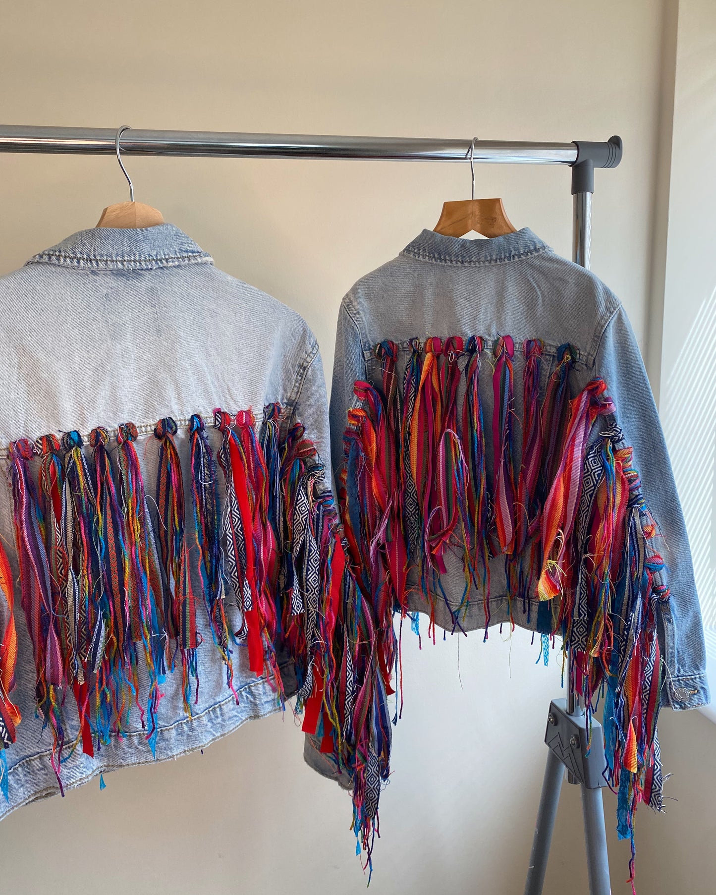 aTassle boho ’ childrens denim jacket