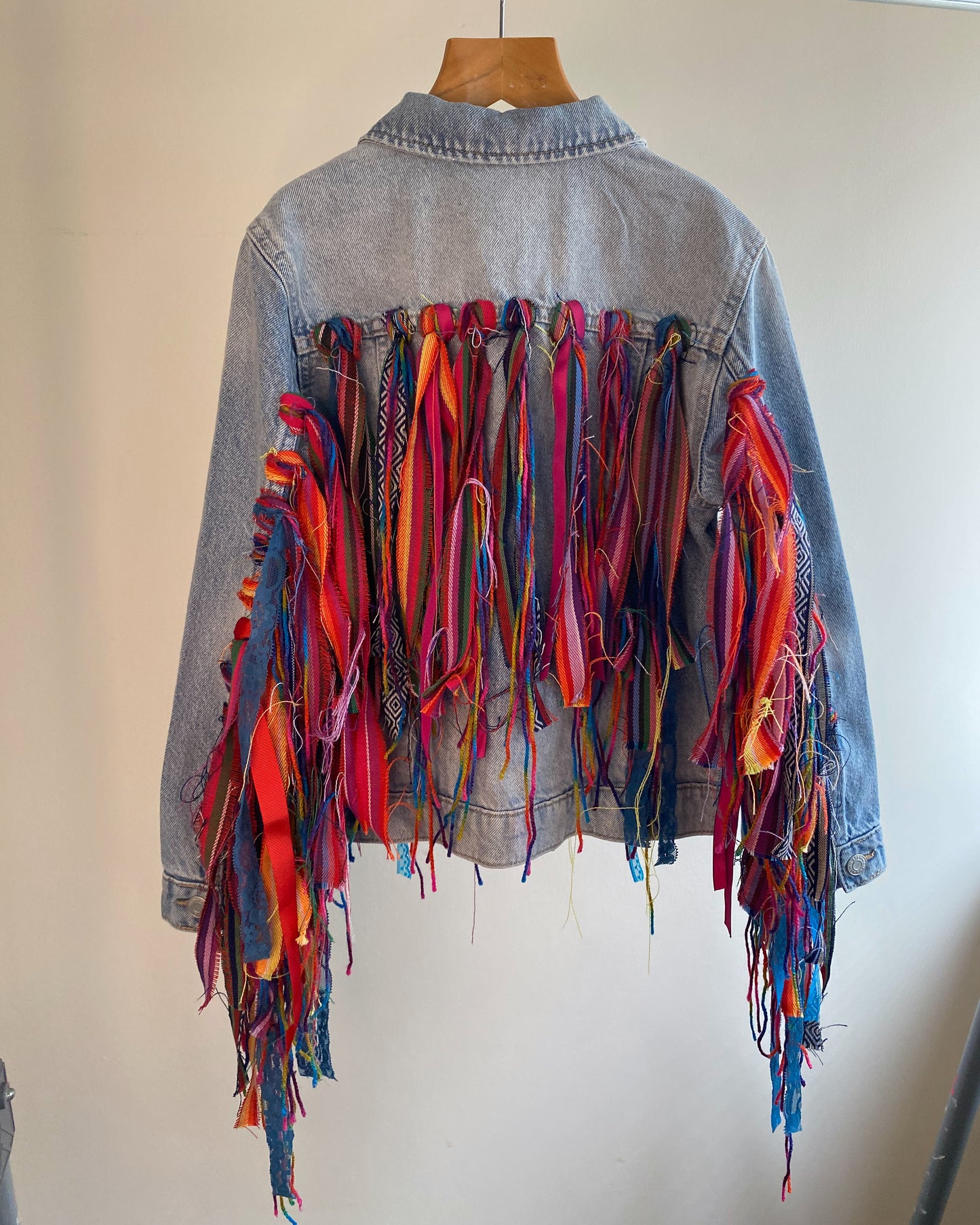 aTassle boho ’ childrens denim jacket
