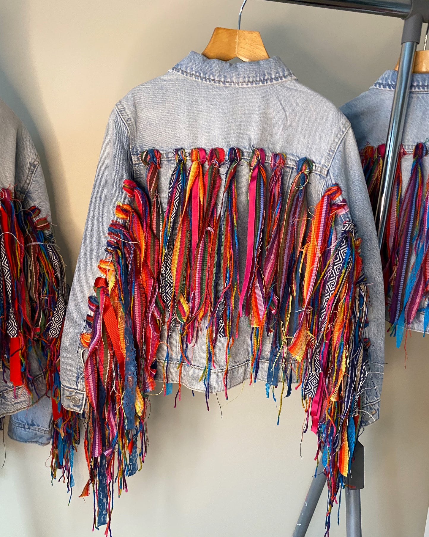 aTassle boho ’ childrens denim jacket