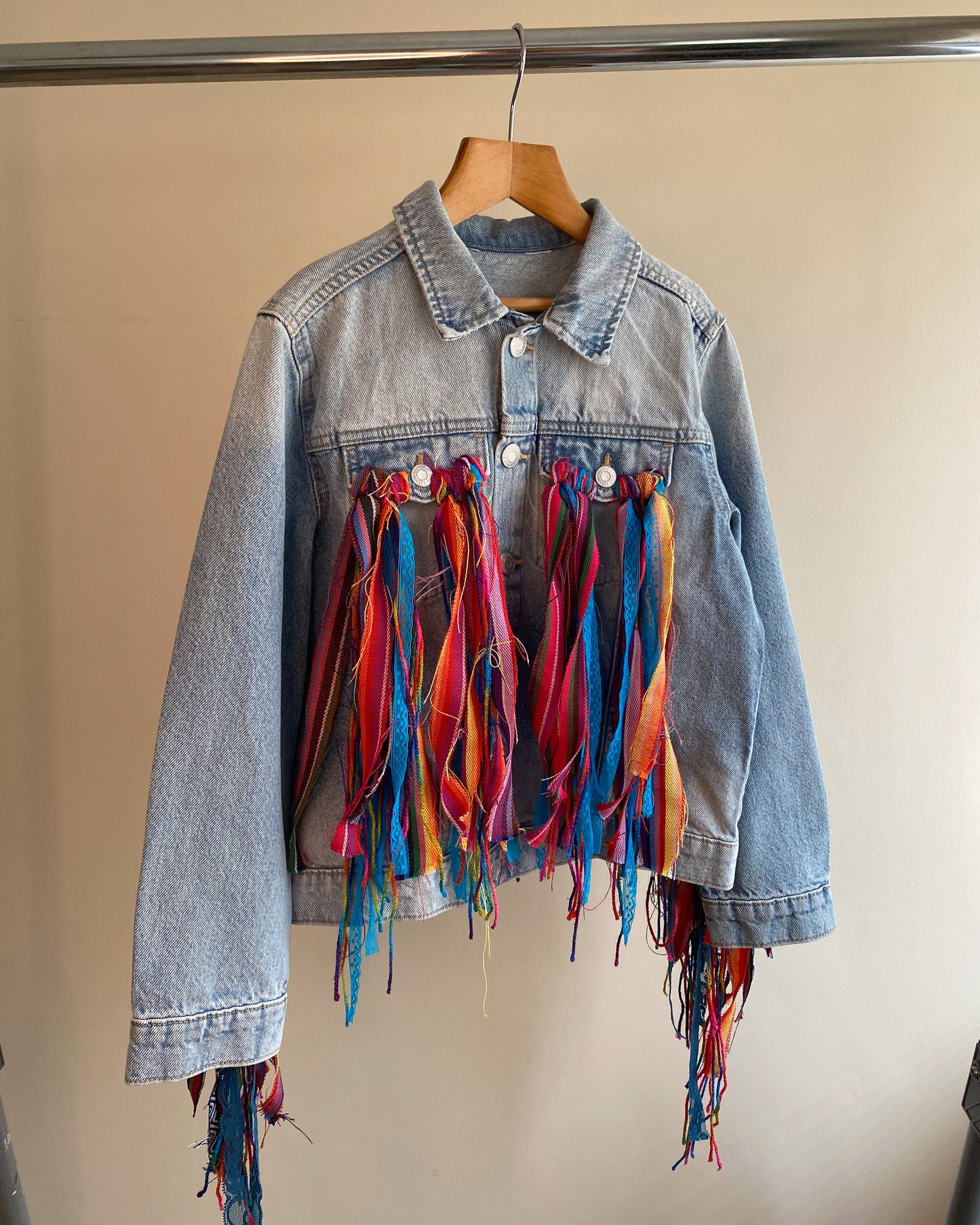 aTassle boho ’ childrens denim jacket