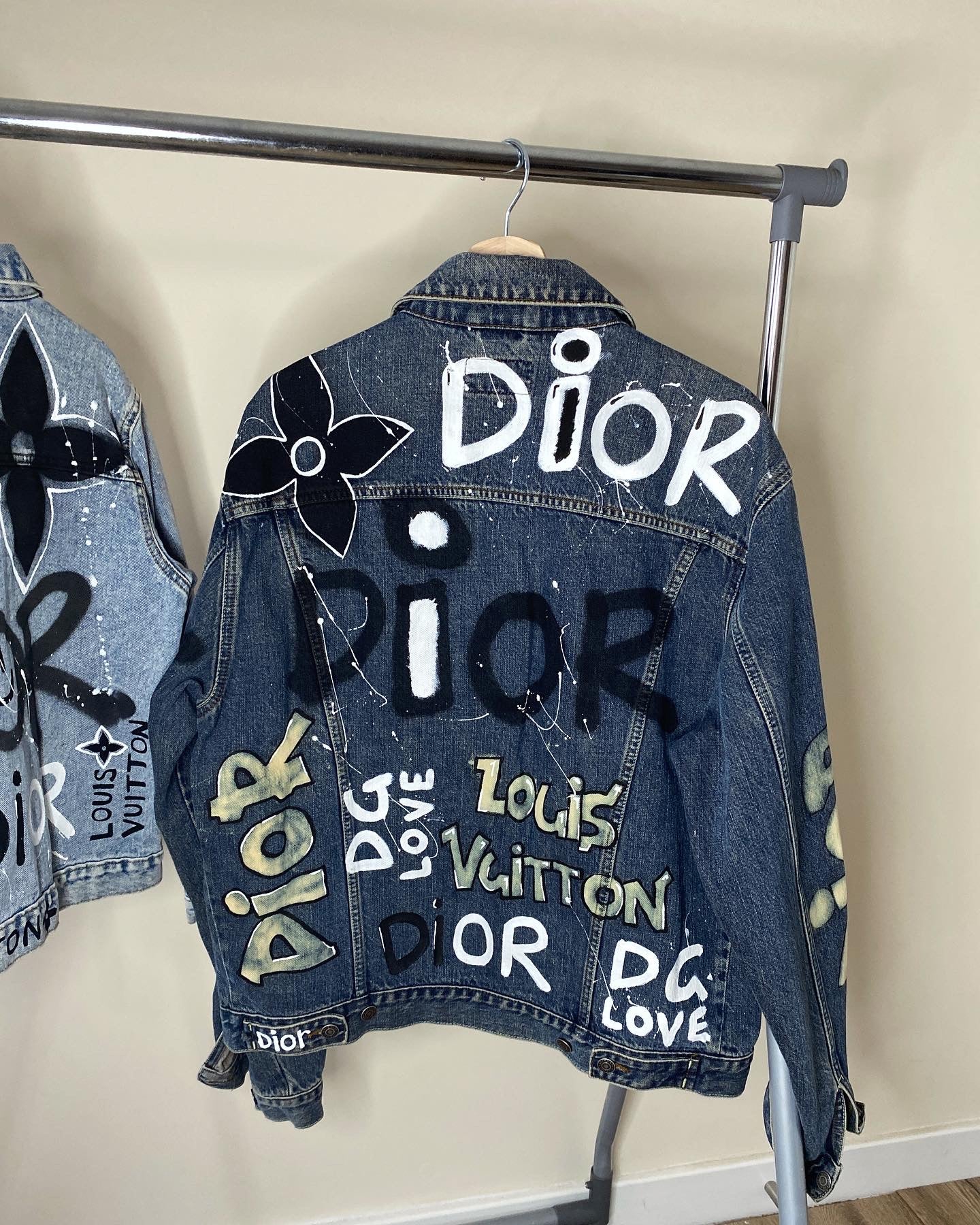 Di0r GRAFFITI’ denim jacket