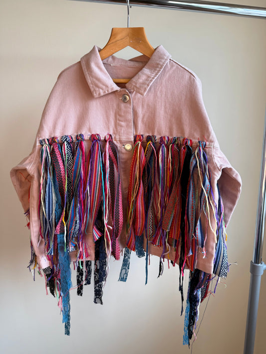 aaaTASSEL’childrens denim shirt jacket