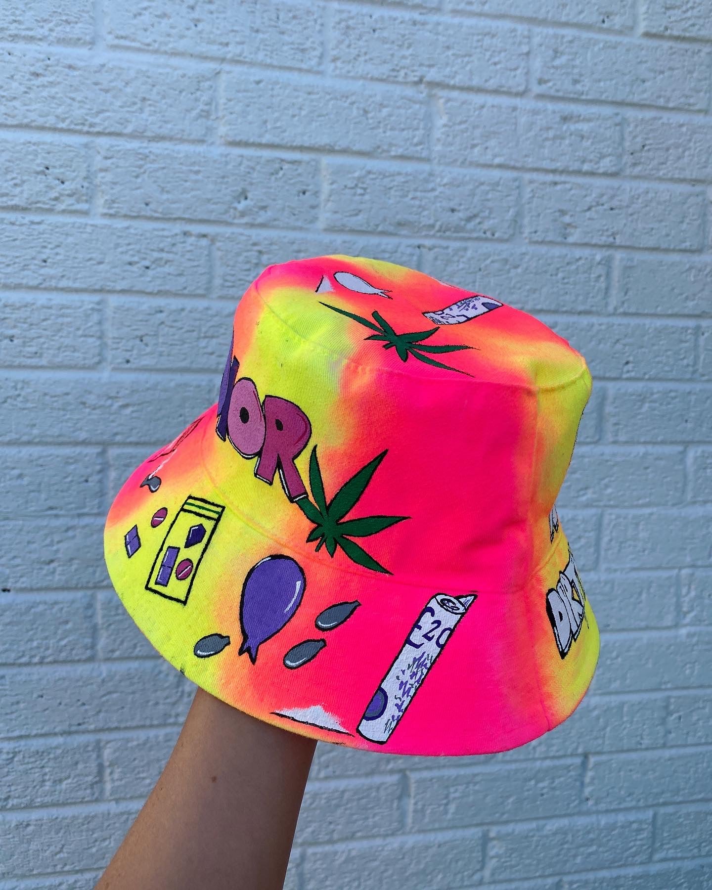 ‘zBABYS NOTHING BUT A’ bucket hat