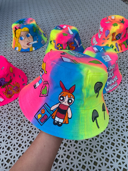 ‘zPowerpuff girls’ bucket hat