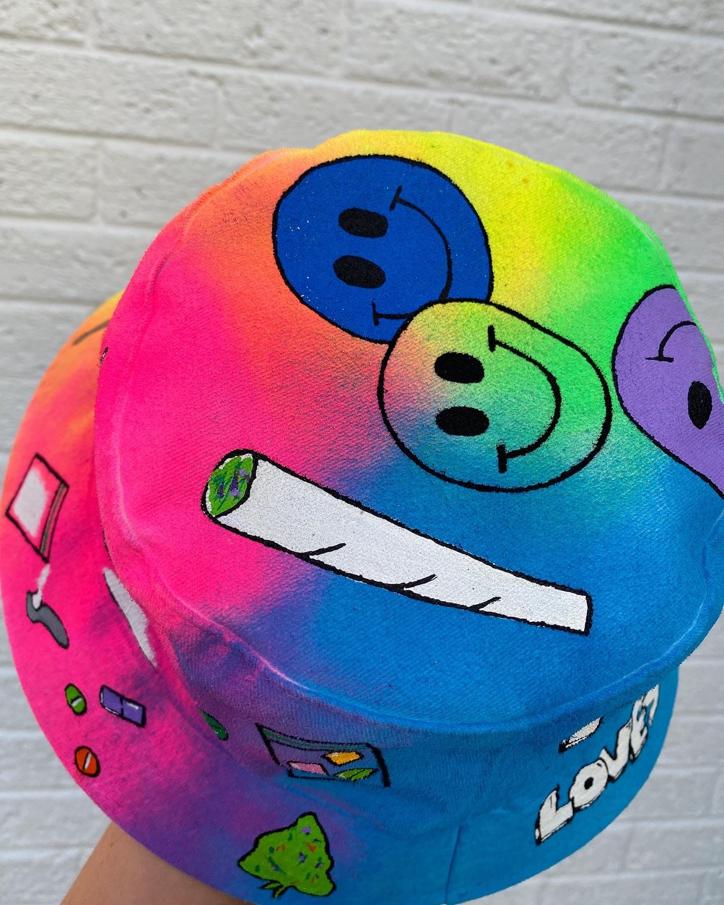 ‘zI love my girl ’ bucket hat